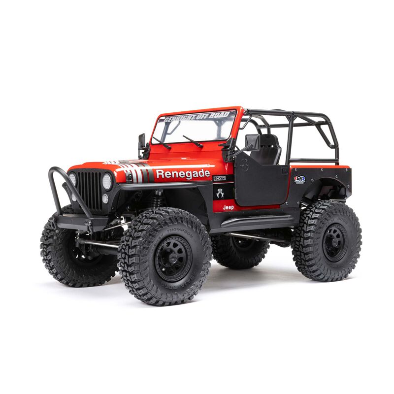 Axial 1/10 SCX10 III Jeep CJ-7 4WD Brushed RTR Red